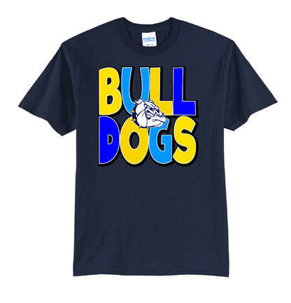 Handwritten Bulldogs Unisex T-Shirt