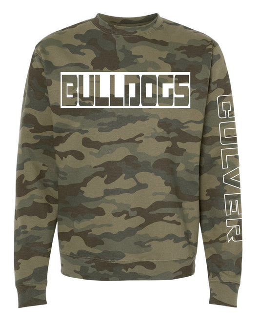 Forest Camo Culver Bulldogs Crew