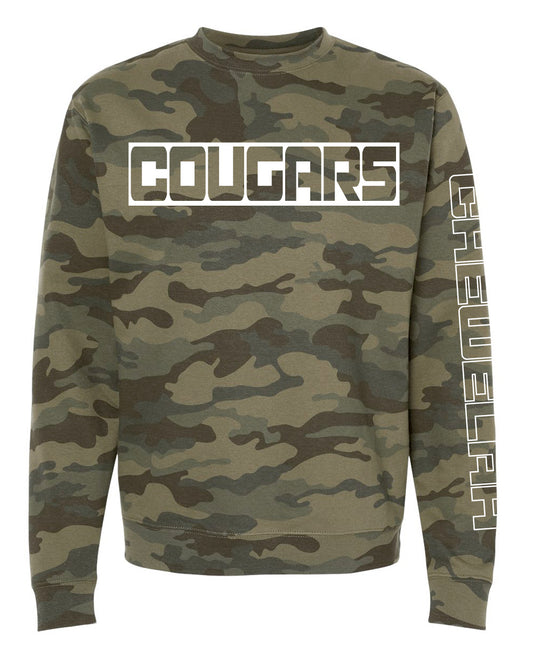 Forest Camo Cougars Crew