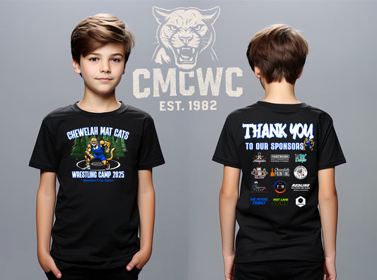 Chewelah Wrestling Camp 2025 Youth or Adult T-Shirt
