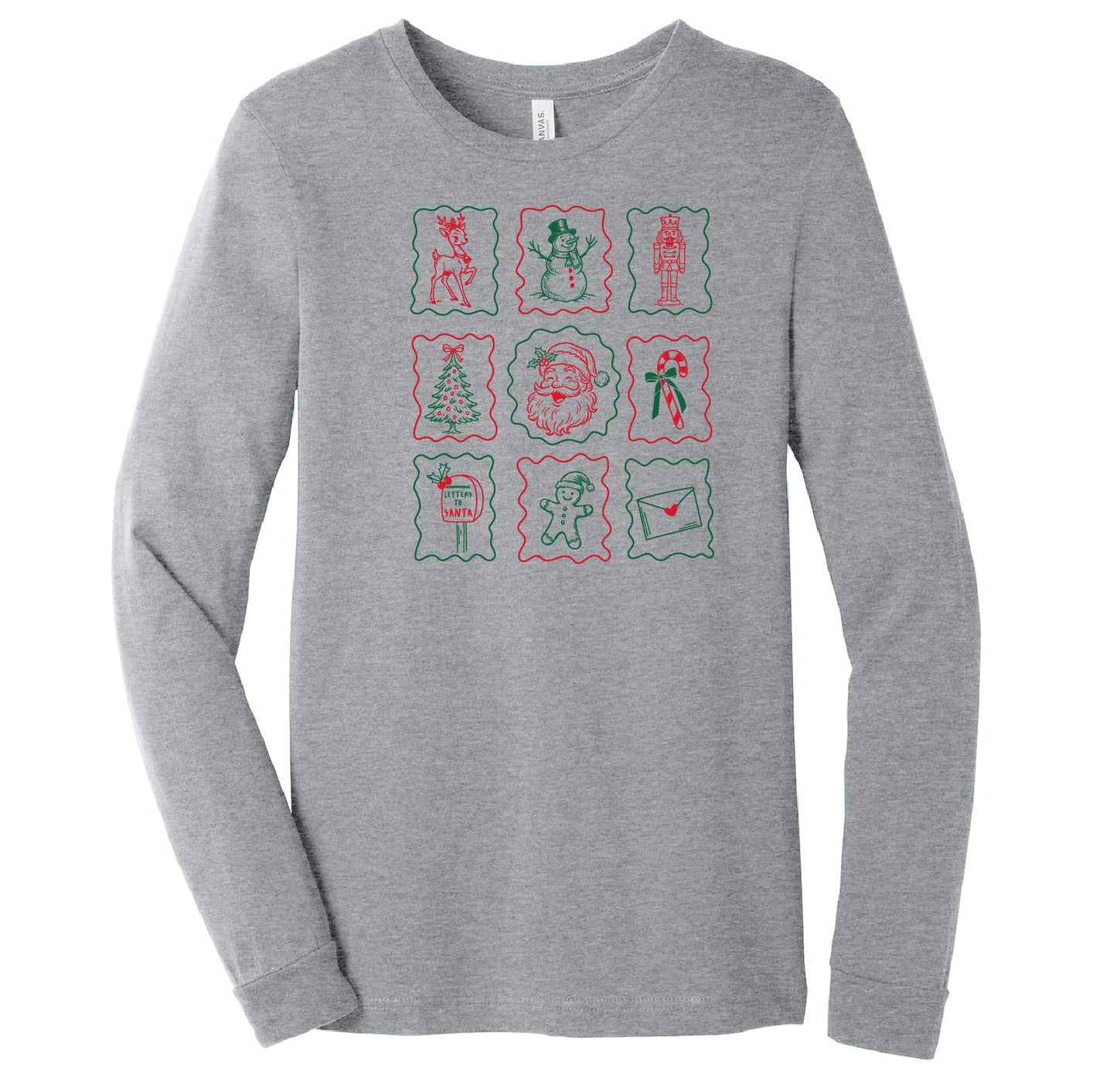 Christmas Stamps Long Sleeve