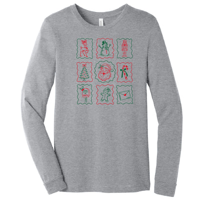 Christmas Stamps Long Sleeve