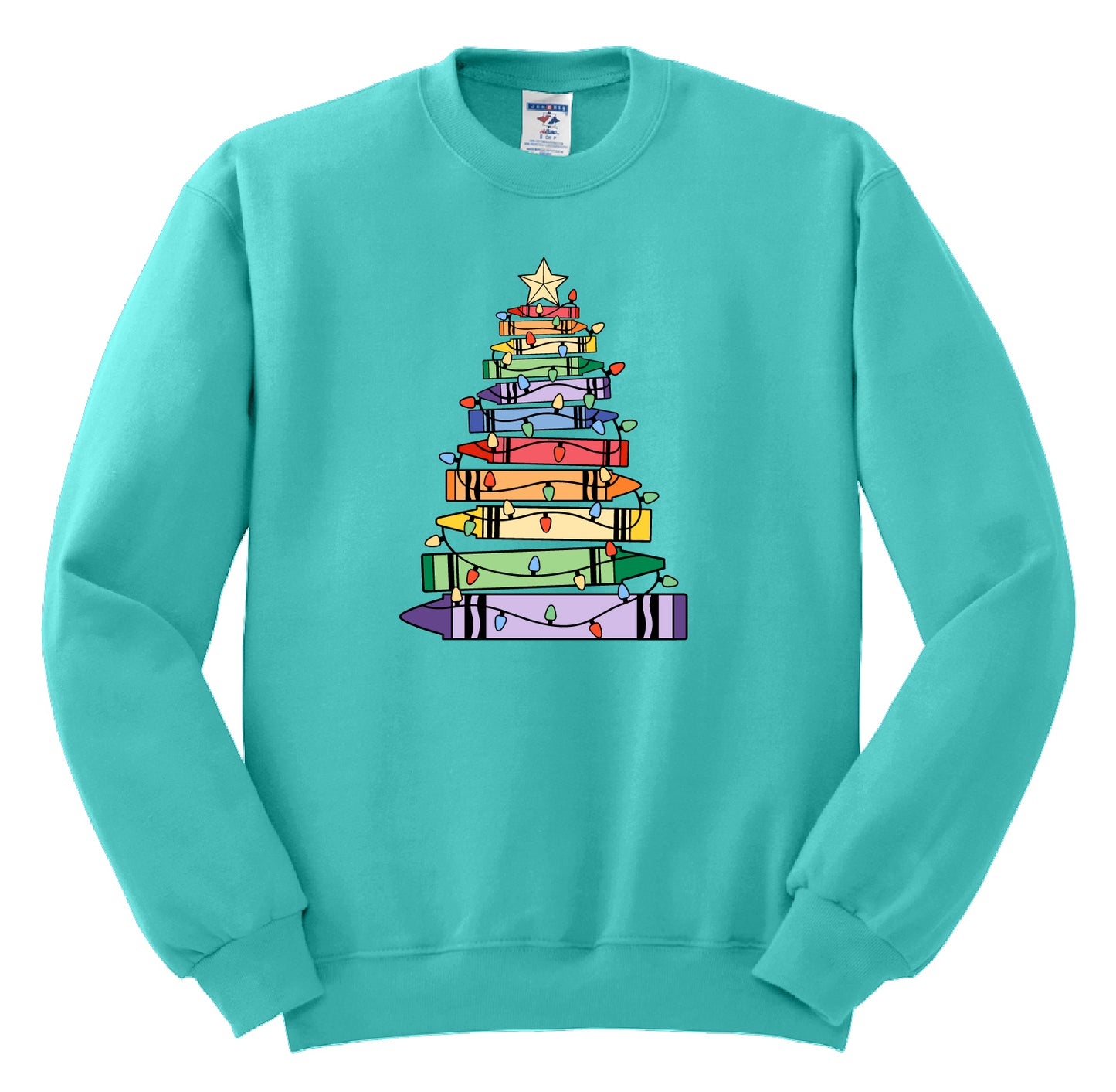 Watercolor Crayons Crewneck