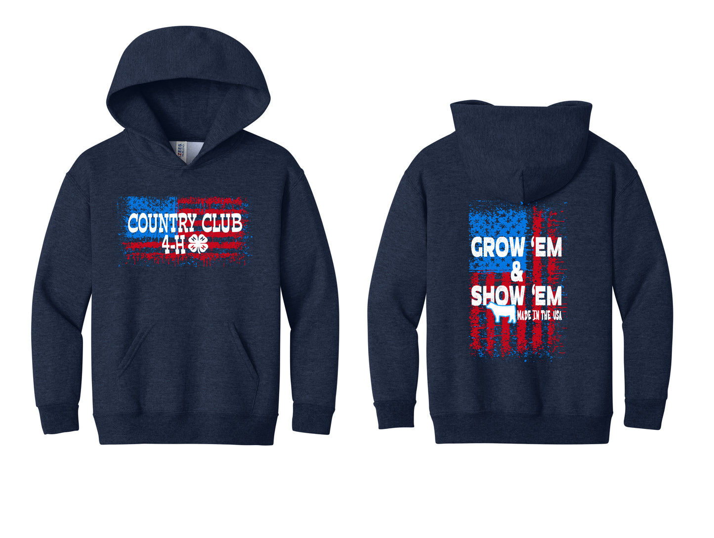 Country Club 4H Youth or Adult Hoodie