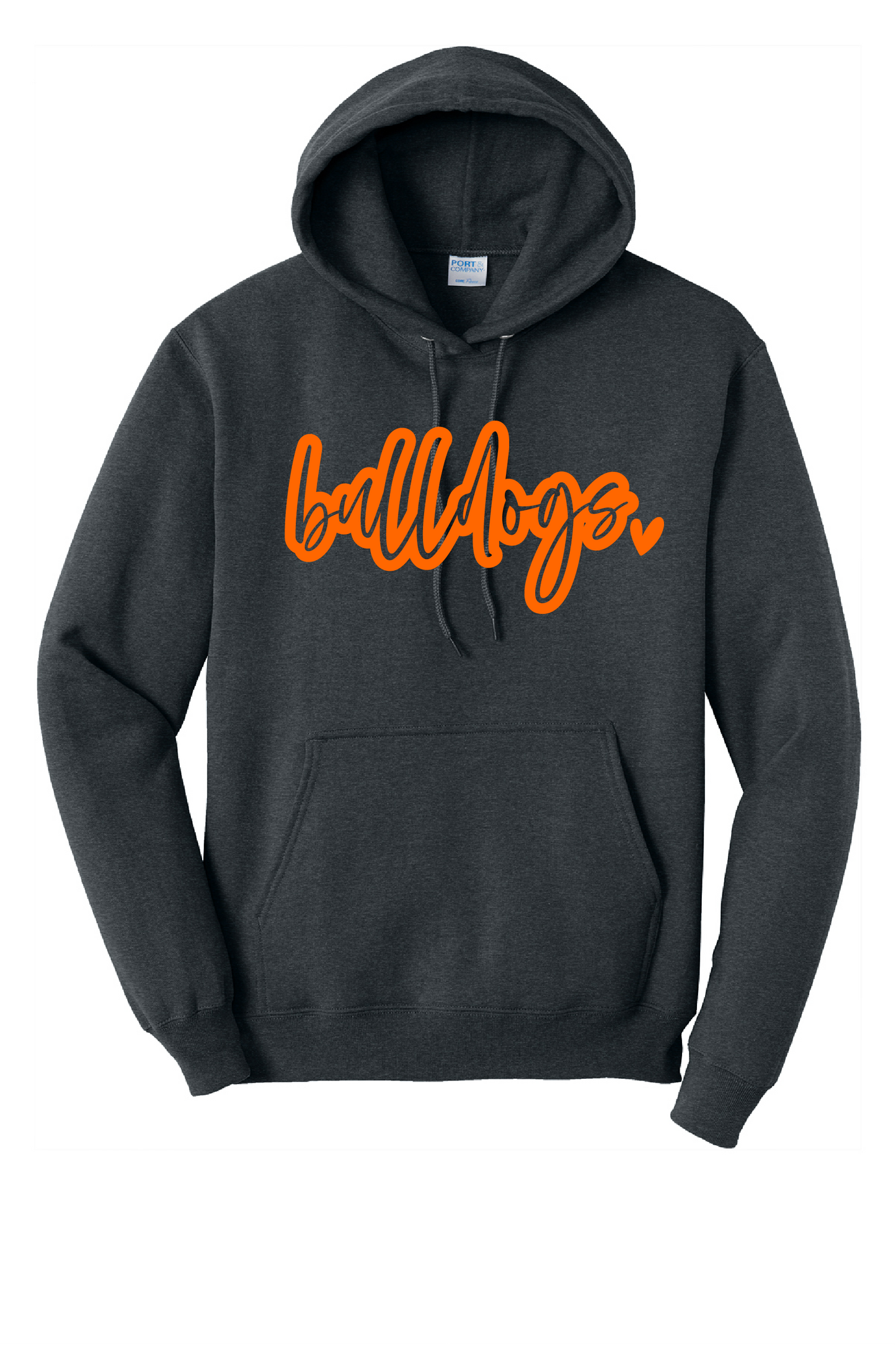 Culver Bulldogs Heart Hoodie
