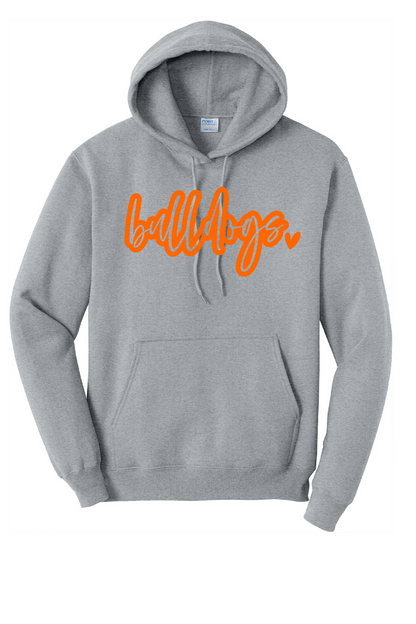 Culver Bulldogs Heart Hoodie