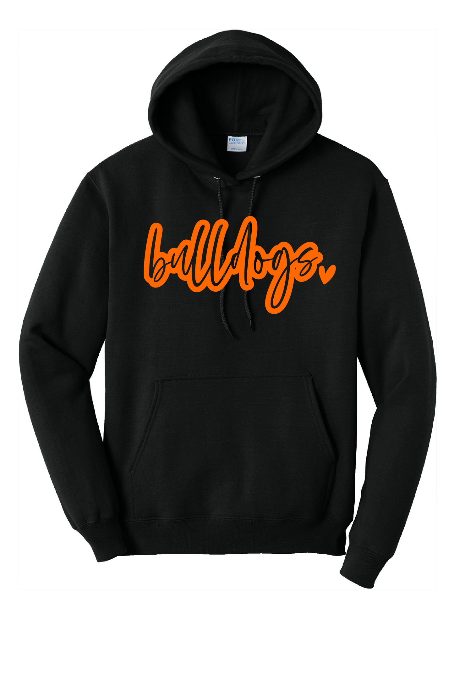 Culver Bulldogs Heart Hoodie