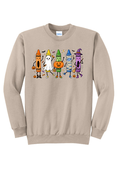 Cute Crayons Crewneck