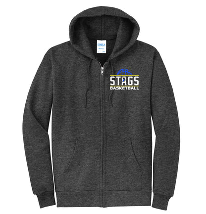 Stag Basketball Basic Zip Up
