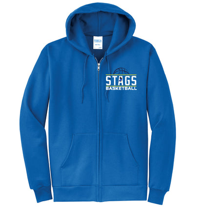 Stag Basketball Basic Zip Up