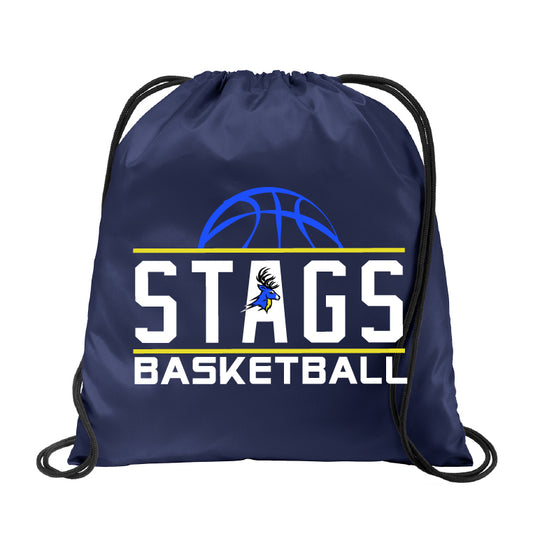 Stag Basketball Cinch Bag