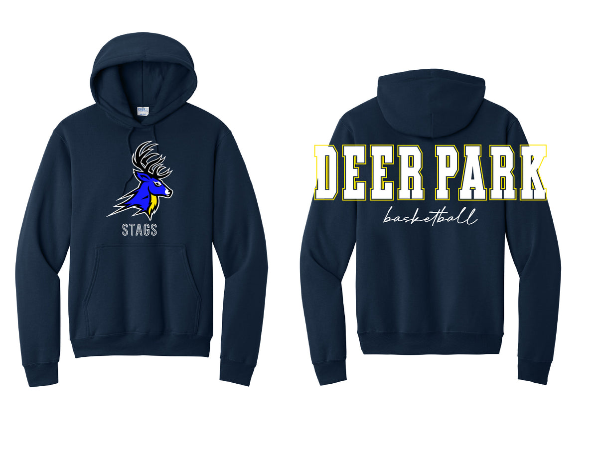 Deer Park Football Oversized Print Hoodie