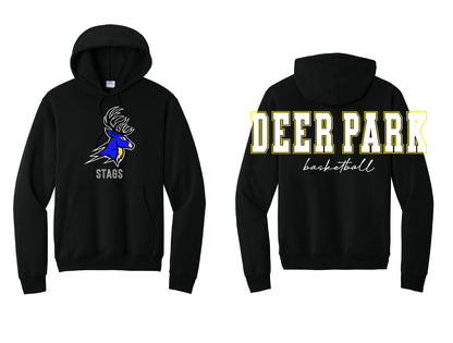 Deer Park Football Oversized Print Hoodie