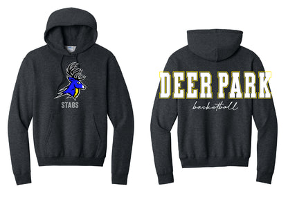Deer Park Football Oversized Print Hoodie
