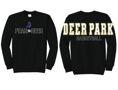 Fear the Deer Oversized Print Crewneck
