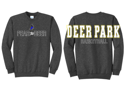Fear the Deer Oversized Print Crewneck