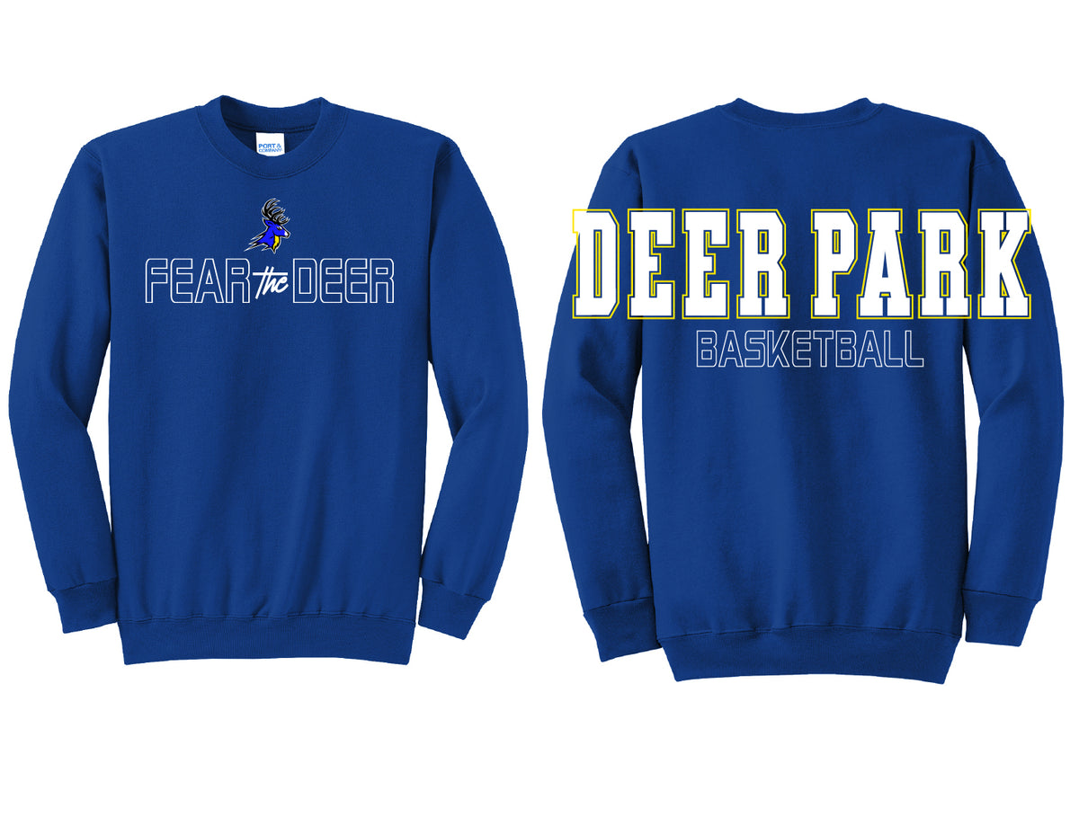 Fear the Deer Oversized Print Crewneck