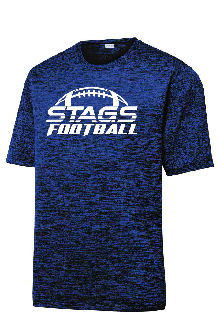 Stag Football Performance Heather Tee
