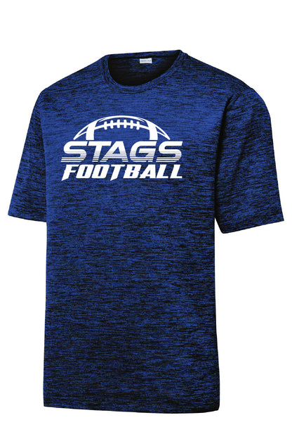Stag Football Performance Heather Tee