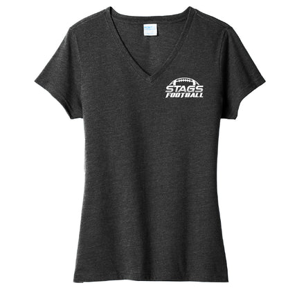 Stag Football Ladies V-Neck T