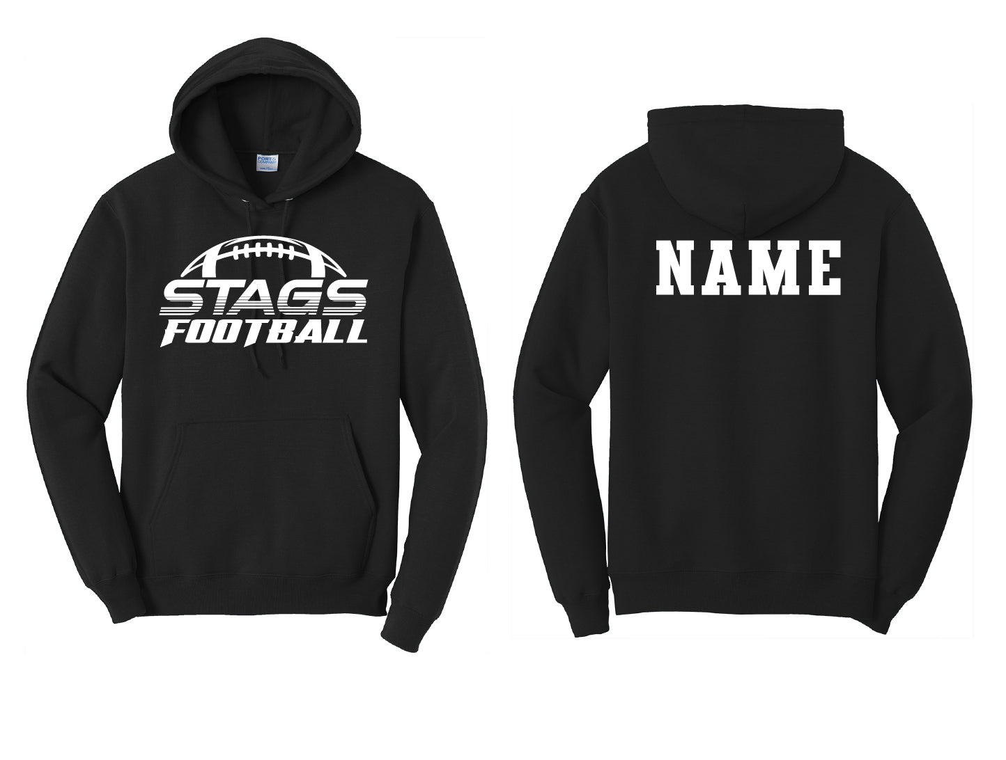 Stag Football Basic Hoodie