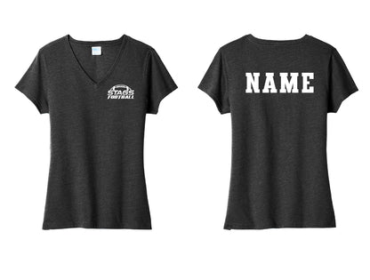 Stag Football Ladies V-Neck T