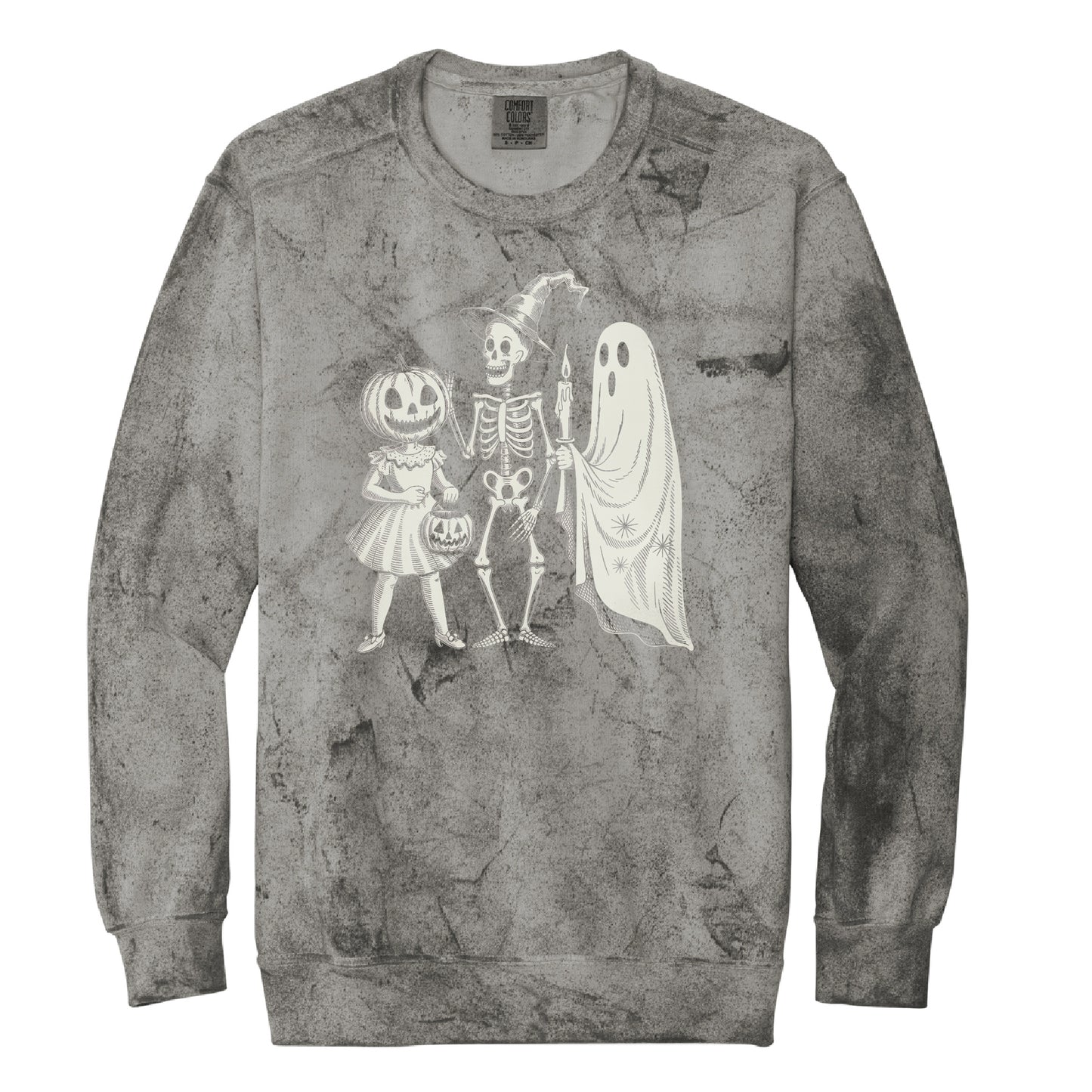 Color Blast Vintage Halloween Crewneck