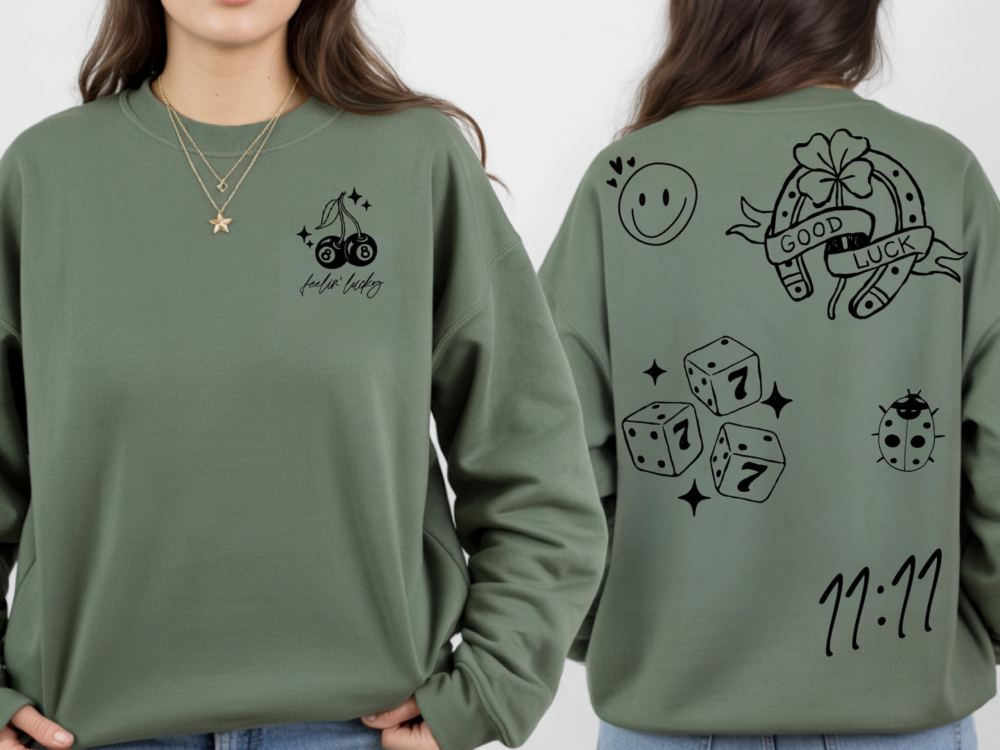 Lucky Doodle Crewneck