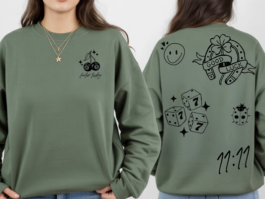 Lucky Doodle Crewneck