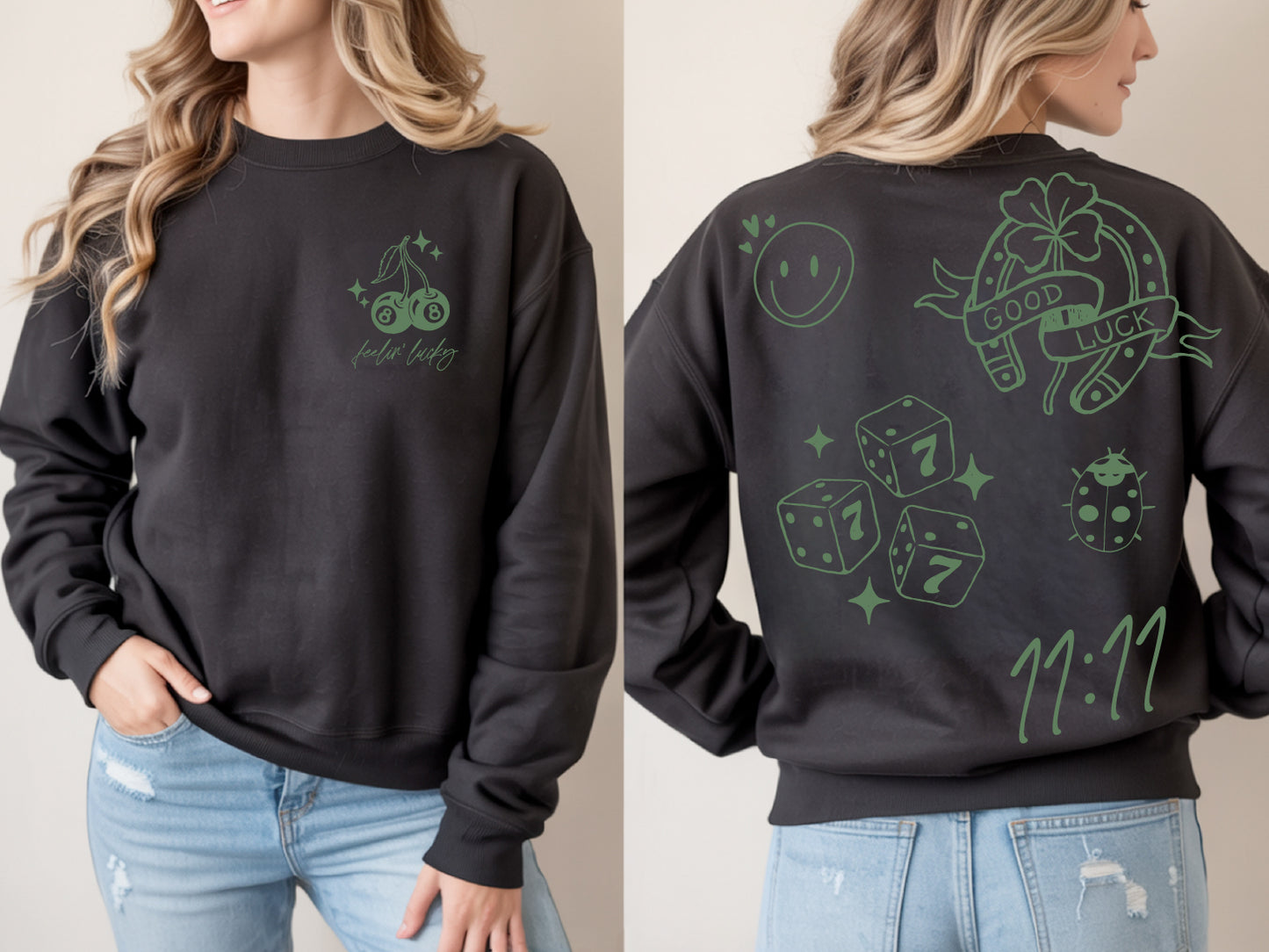 Lucky Doodle Crewneck