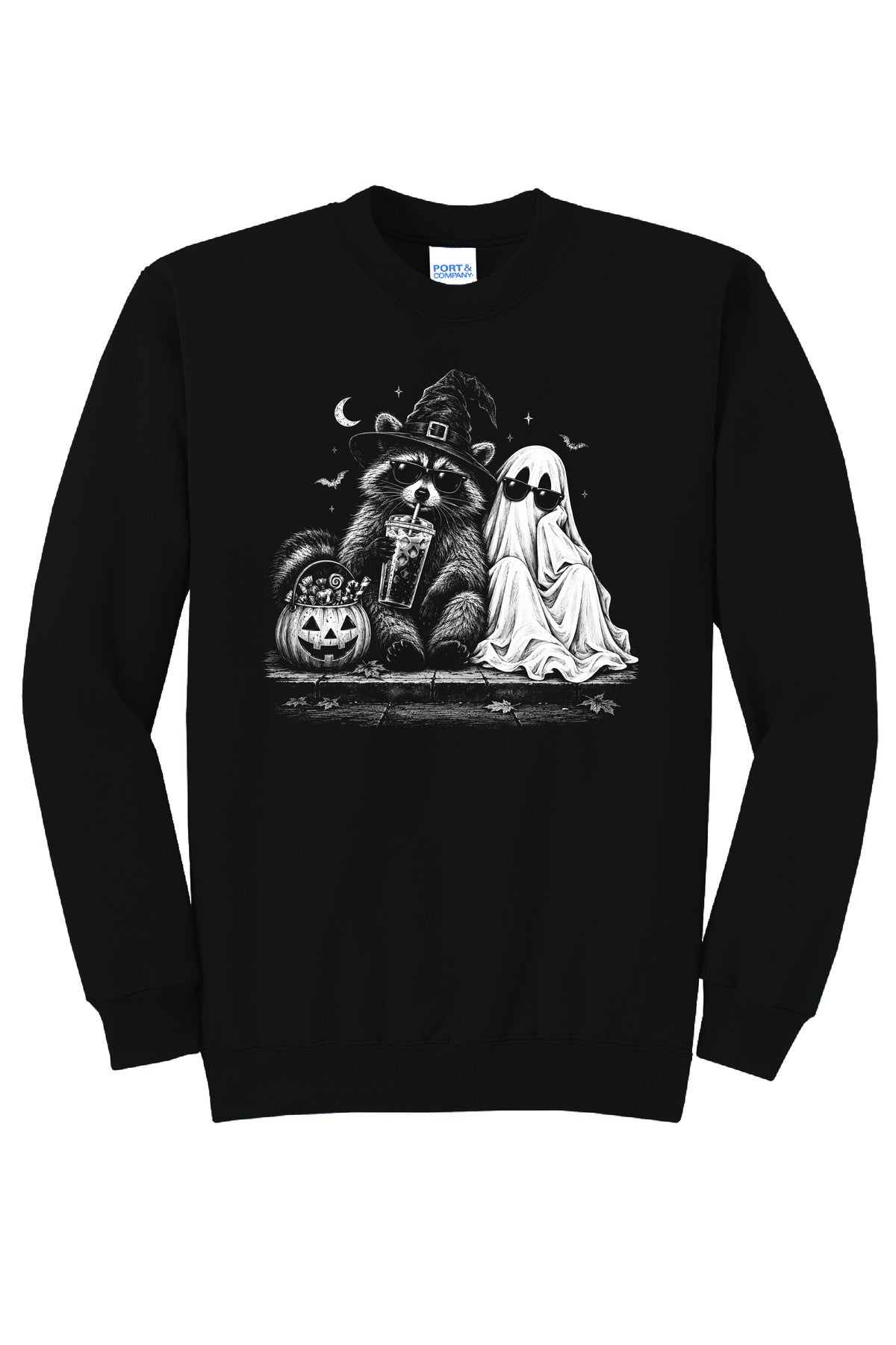 Raccoon and Ghost Crewneck