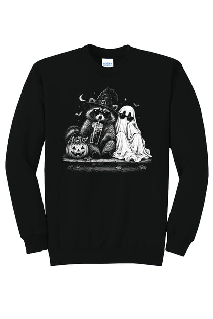 Raccoon and Ghost Crewneck