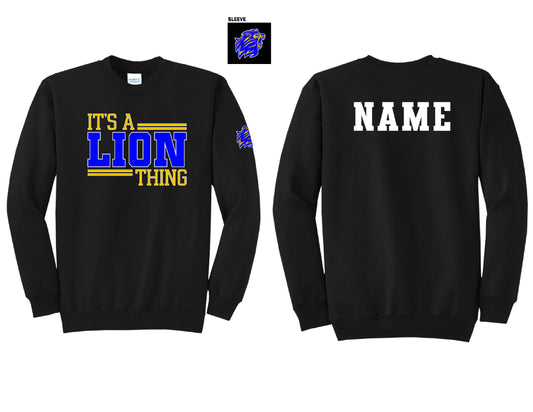 It's a Lions thing Crewneck PERSONALIZED