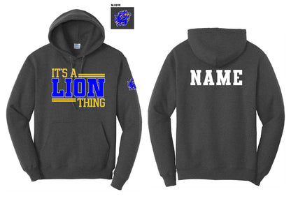 It's a Lions Thing Hoodie PERSONALIZED