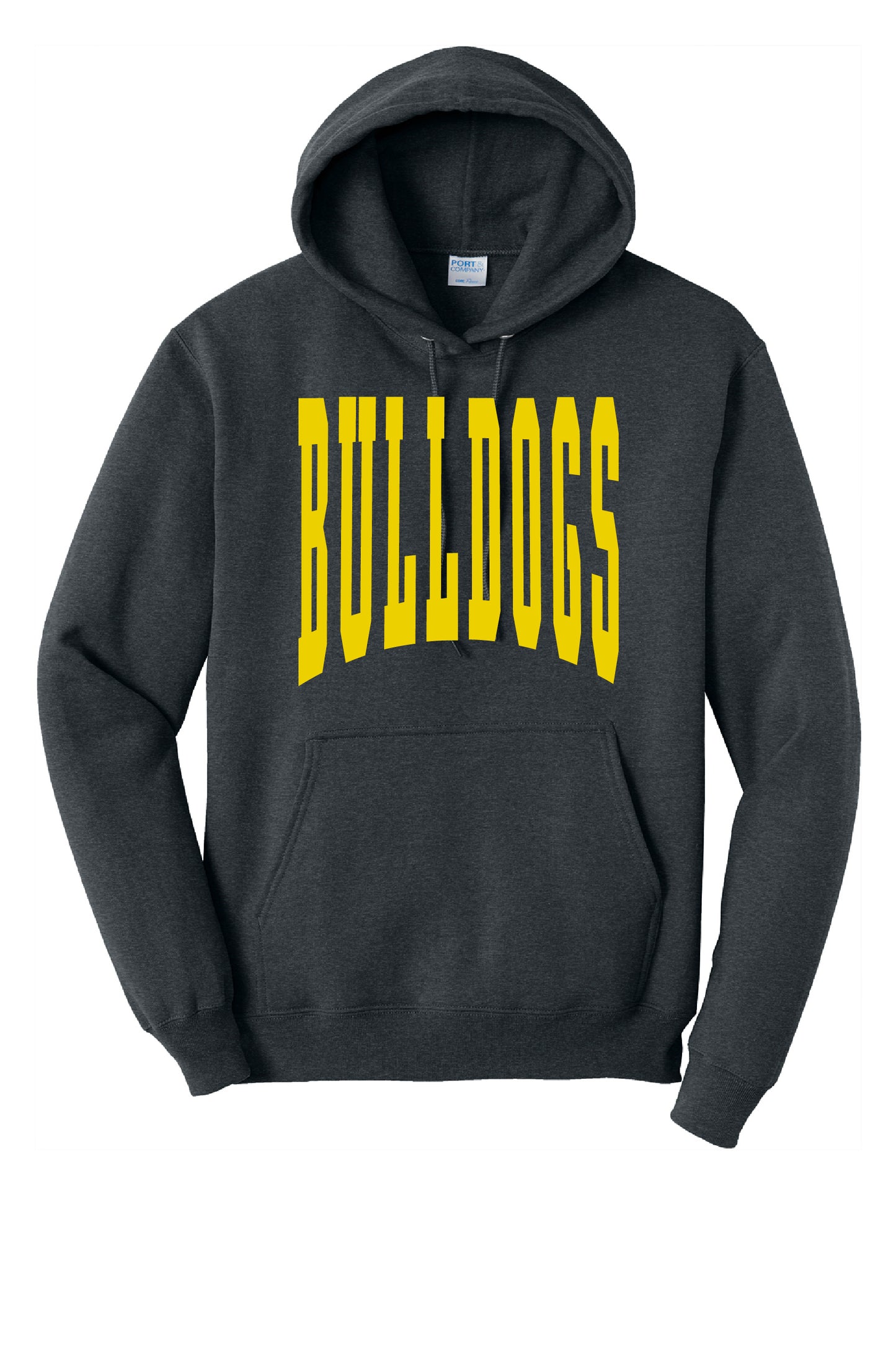 KF Bulldogs Large Print Hoodie