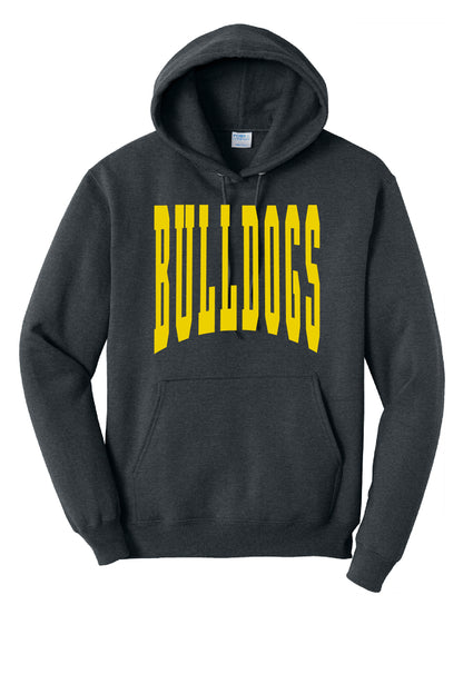 KF Bulldogs Large Print Hoodie