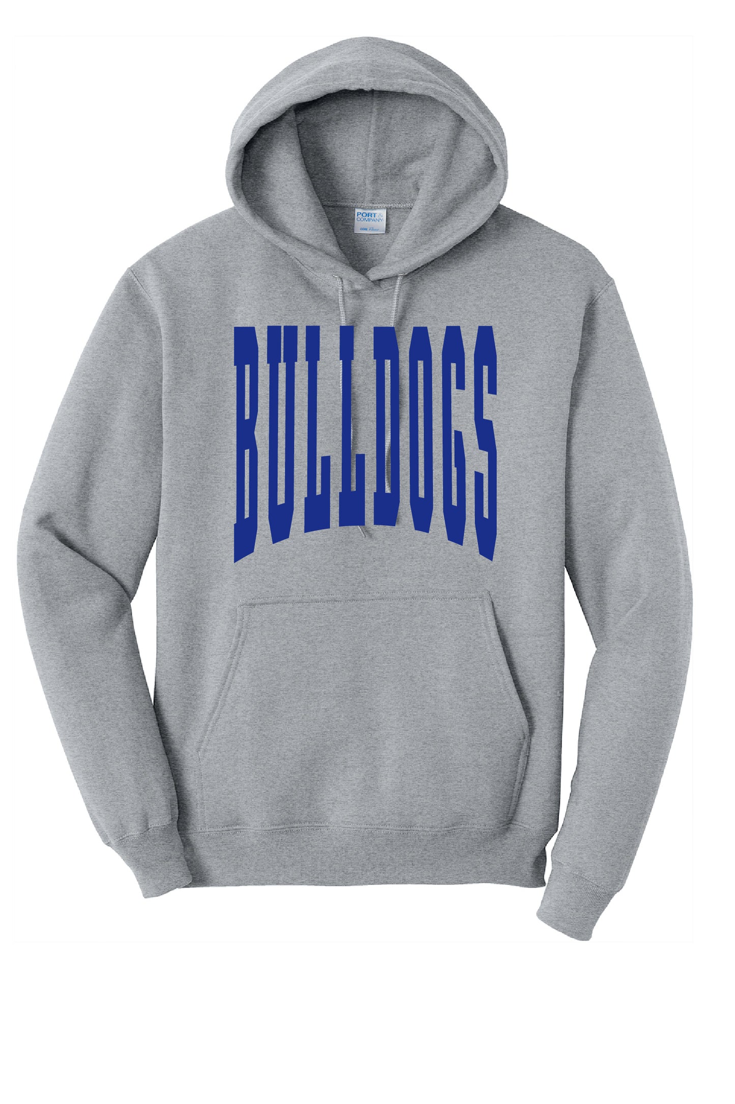 KF Bulldogs Large Print Hoodie