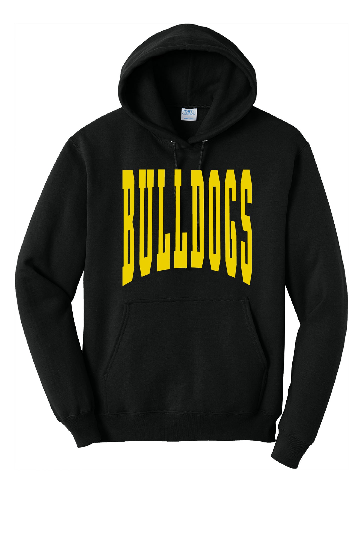 KF Bulldogs Large Print Hoodie