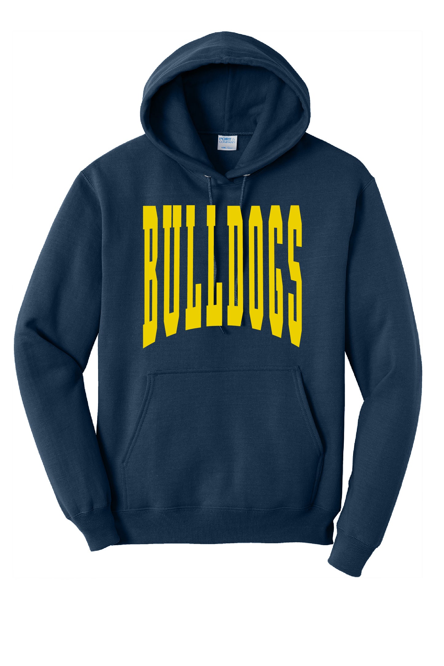 KF Bulldogs Large Print Hoodie