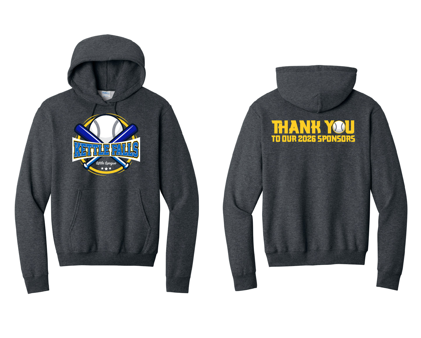 KF Little League Dark Gray Hoodie