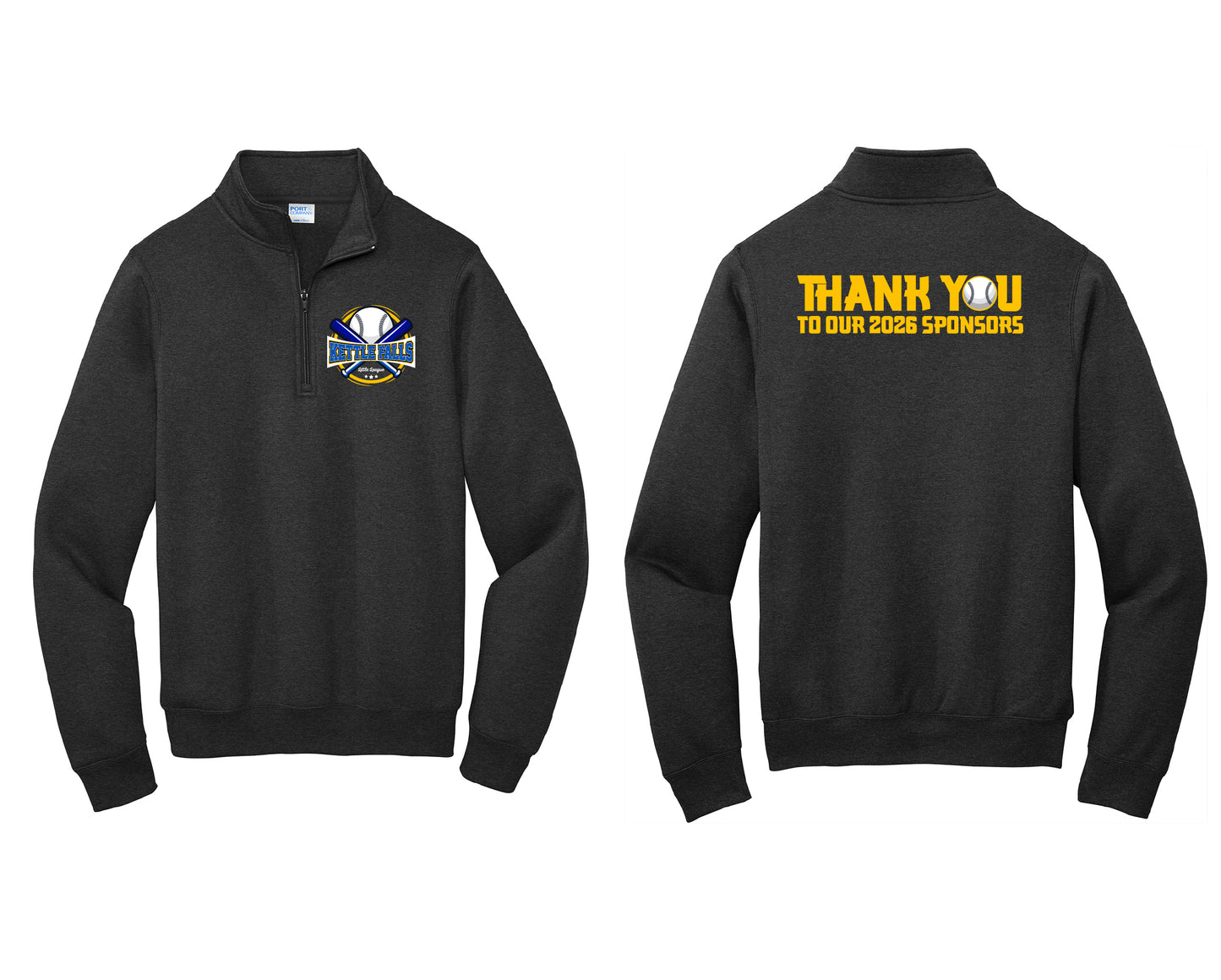 KF Little League Quarter Zip