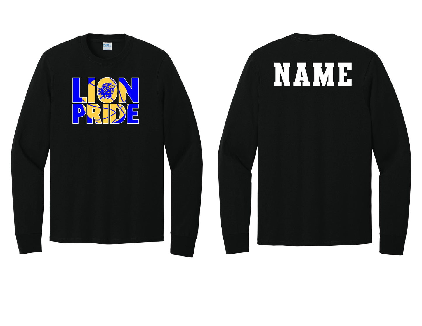 Lions Pride Basketball Long Sleeve PERSONALIZED