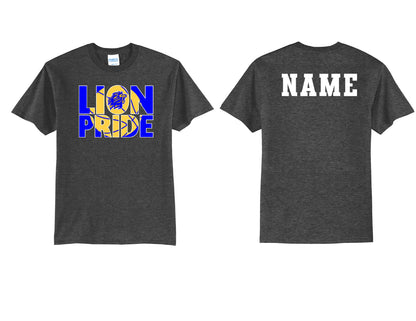 Lions Pride Basketball T-Shirt PERSONALIZED