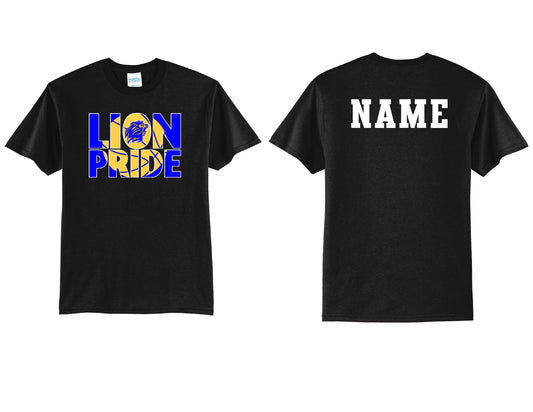 Lions Pride Basketball T-Shirt PERSONALIZED