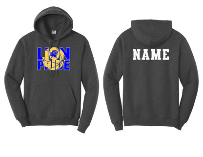 Lions Pride Basketball Hoodie PERSONALIZED