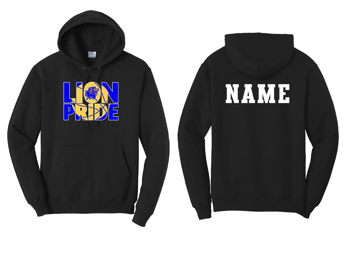Lions Pride Basketball Hoodie PERSONALIZED