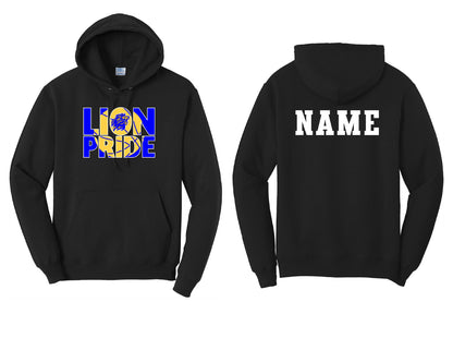 Lions Pride Basketball Hoodie PERSONALIZED