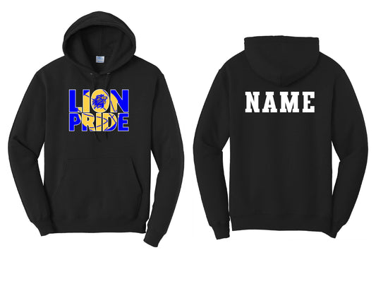 Lions Pride Basketball Hoodie PERSONALIZED