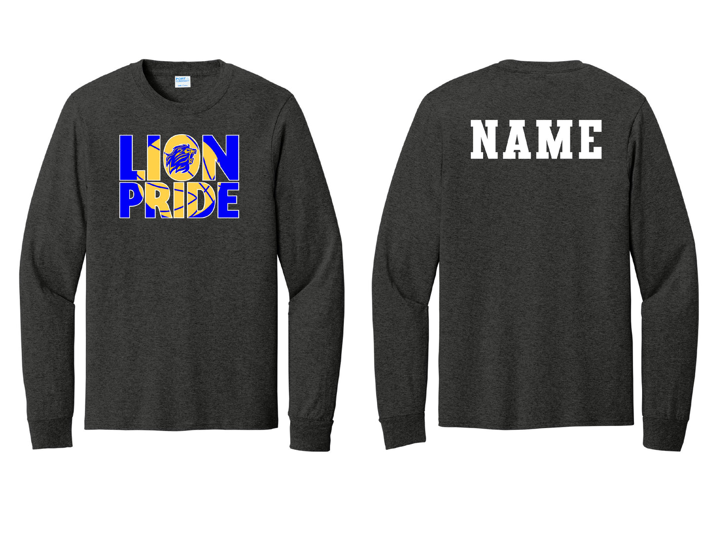 Lions Pride Basketball Long Sleeve PERSONALIZED