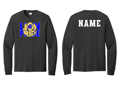 Lions Pride Basketball Long Sleeve PERSONALIZED